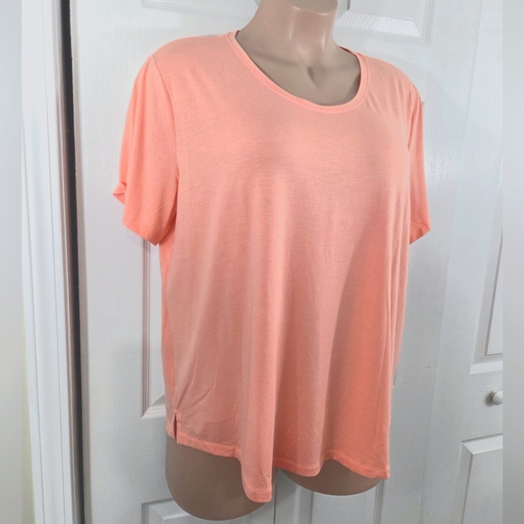 Columbia Slack Water Knit Tee II Peach UPF 50 PFG Short Sleeve Sz 2X NWT - Picture 2 of 14